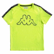 Child's Short Sleeve T-Shirt Kappa Skappa K Lime green