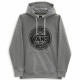 Sudadera con Capucha Hombre Vans Big Chest Lock Up Gris claro