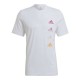 Men’s Short Sleeve T-Shirt Adidas Essentials Gradient White