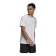 Men’s Short Sleeve T-Shirt Adidas Essentials Gradient White