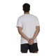 Men’s Short Sleeve T-Shirt Adidas Essentials Gradient White