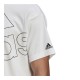 Men’s Short Sleeve T-Shirt Adidas Giant Logo White