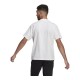 Men’s Short Sleeve T-Shirt Adidas Giant Logo White