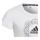 Child's Short Sleeve T-Shirt Adidas Graphic White