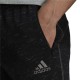 Long Sports Trousers Adidas Essentials Mélange Black Men