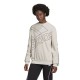 Women’s Sweatshirt without Hood Adidas Giant Logo Beige