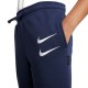 Long Sports Trousers Nike Swoosh Dark blue