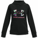 Sudadera con Capucha Niña Under Armour Rival Big Logo Negro