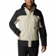 Adult-sized Jacket Columbia Electric Peak Black Beige 2-in-1 With hood