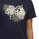 Women’s Short Sleeve T-Shirt Adidas Farm Print Graphic Dark blue