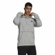 Men’s Hoodie Adidas Essentials Mélange Embroidered Light grey