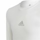 Children’s Long Sleeve Shirt Adidas  Techfit K  White