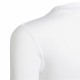 Children’s Long Sleeve Shirt Adidas  Techfit K  White