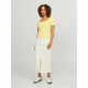 Women’s Short Sleeve T-Shirt Jxsky Ss Jack & Jones French Vanilla Yellow