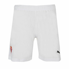 Pantalón Corto Deportivo Puma Real Sporting de Gijón Blanco Hombre