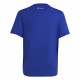 Child's Short Sleeve T-Shirt Adidas Icons Aeroready Blue