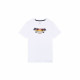Camiseta de Manga Corta Infantil Jack & Jones Jjsummer Smu Vibe Tee Blanco