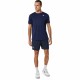 Men’s Short Sleeve T-Shirt Asics Court Navy Blue Tennis