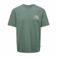 Men’s Short Sleeve T-Shirt Only & Sons Onskylan Rlx Icon Dark green