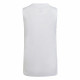 Camiseta de Tirantes Infantil Adidas Blanco