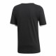 Men’s Short Sleeve T-Shirt Adidas 3 stripes Black