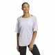 Women’s Short Sleeve T-Shirt Adidas Studio Oversized Lilac