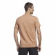 Men’s Short Sleeve T-Shirt Adidas Lounge Brown