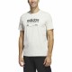 Men’s Short Sleeve T-Shirt Adidas Lounge White