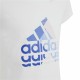 Child's Short Sleeve T-Shirt Adidas Graphic White