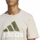 Camiseta de Manga Corta Hombre Adidas Essentials Beige