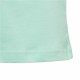 Child's Short Sleeve T-Shirt Adidas Linear Logo Green Aquamarine