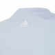 Child's Short Sleeve T-Shirt Adidas Linear Logo Blue