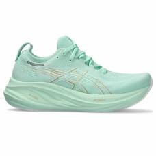 Sports Trainers for Women Asics Gel-Nimbus 26 Aquamarine Mint