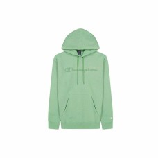 Men’s Hoodie Champion Crewneck White Lime green