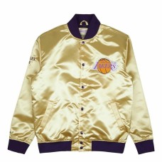 Chaqueta Deportiva para Hombre Mitchell & Ness Los Angeles Lakers Baloncesto Dorado