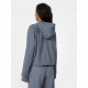 Sudadera con Capucha Mujer 4F Gris