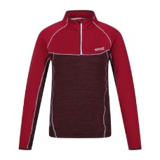 Fleece Lining Regatta Hepley Lightweight Half-Zip Dark Red