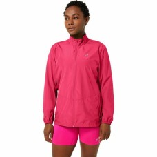 Chaqueta Impermeable para Mujer Asics Core Fucsia