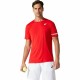 Men’s Short Sleeve T-Shirt Asics Court SS Red