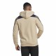 Men’s Zipped Hoodie Adidas Future Icons 3 Bandas Beige