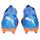 Botas de Fútbol para Adultos Puma Future Match Fg/Ag  Glimmer Azul Naranja Mujer