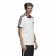 Men’s Short Sleeve T-Shirt Adidas 3 Stripes White