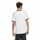 Men’s Short Sleeve T-Shirt Adidas 3 Stripes White