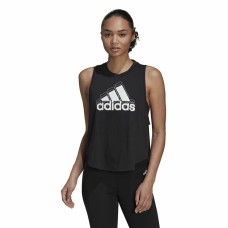 Women's Sleeveless T-shirt Adidas Logo Graphic Racerback Black