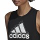 Women's Sleeveless T-shirt Adidas Logo Graphic Racerback Black