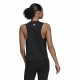 Women's Sleeveless T-shirt Adidas Logo Graphic Racerback Black