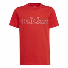 Child's Short Sleeve T-Shirt Adidas Essentials  Red