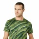 Men’s Short Sleeve T-Shirt Asics Core All Over Print Ss  Green