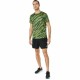 Men’s Short Sleeve T-Shirt Asics Core All Over Print Ss  Green