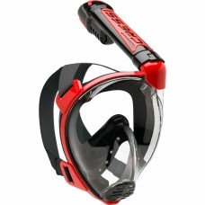 Mascara de buceo Cressi-Sub Duke Dark S/M Rojo